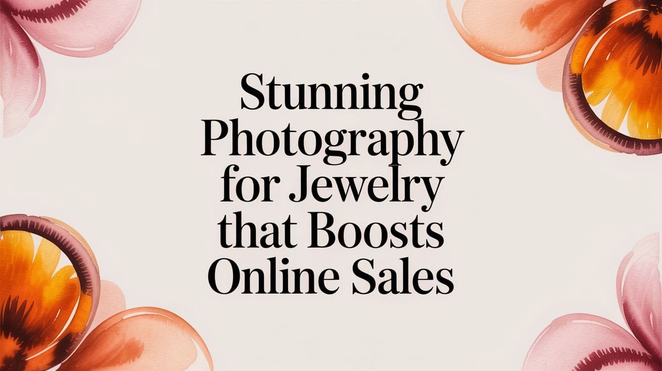 Stunning Photography for Jewelry That Boosts Online Sales