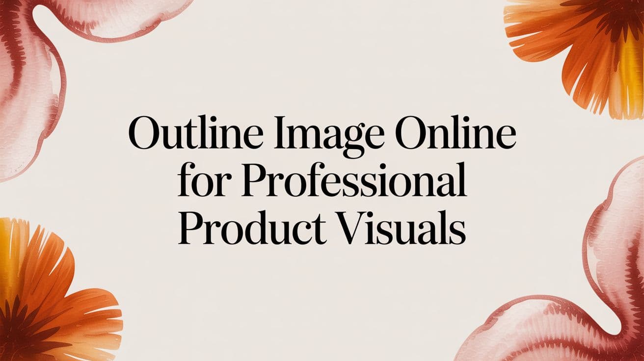 Outline Image Online for Professional Product Visuals