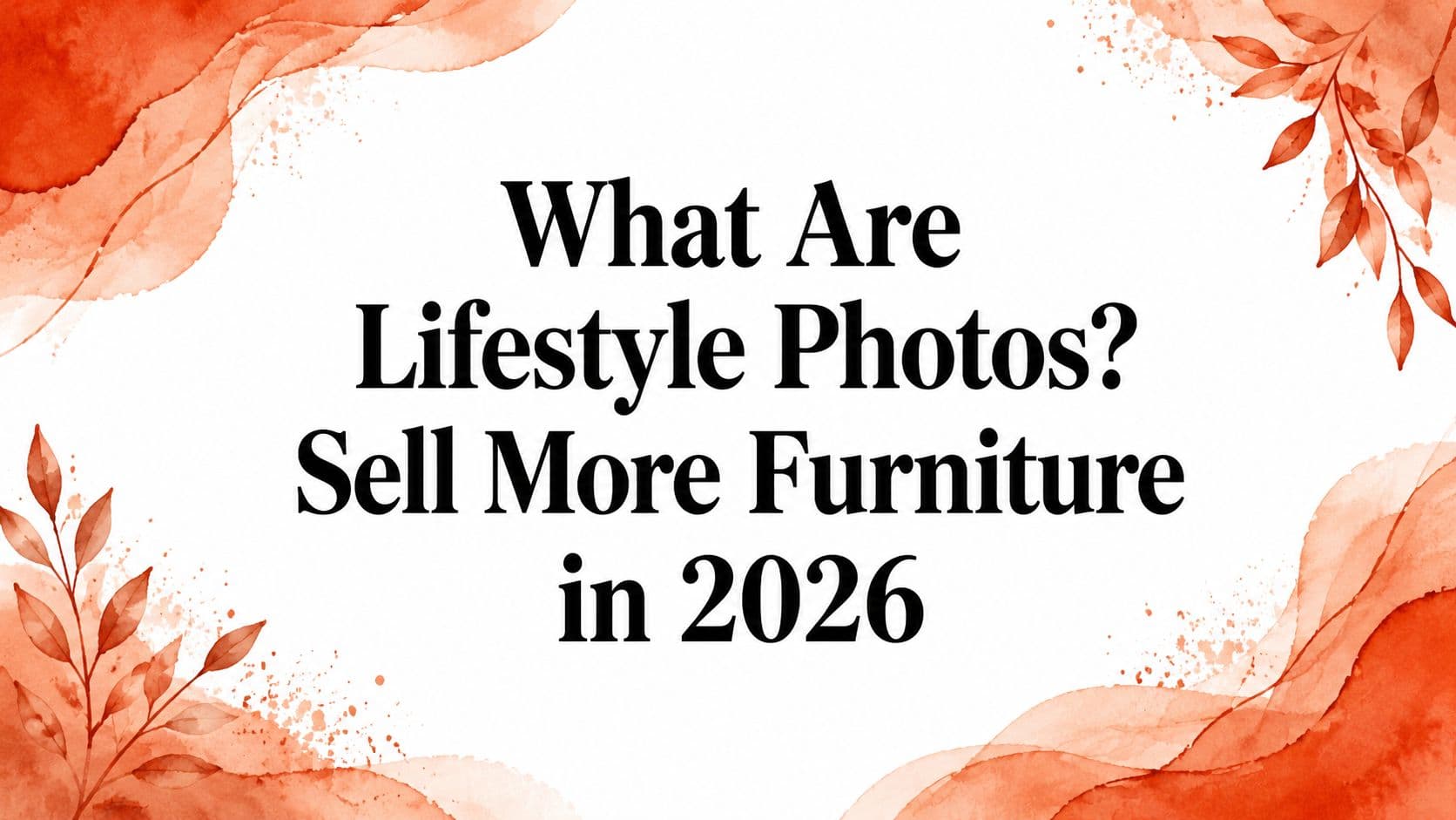 What Are Lifestyle Photos? Sell More Furniture in 2026